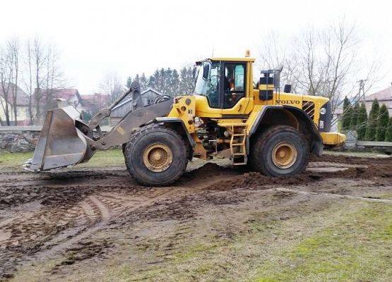 Grafika 2: Budowa chodnika wokół kościoła 2015